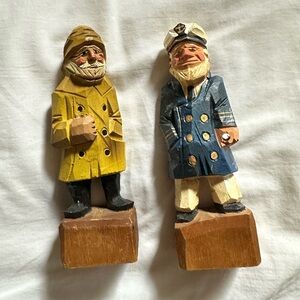 Nanco pair if Vintage Wooden Seafarers 6.5 inches